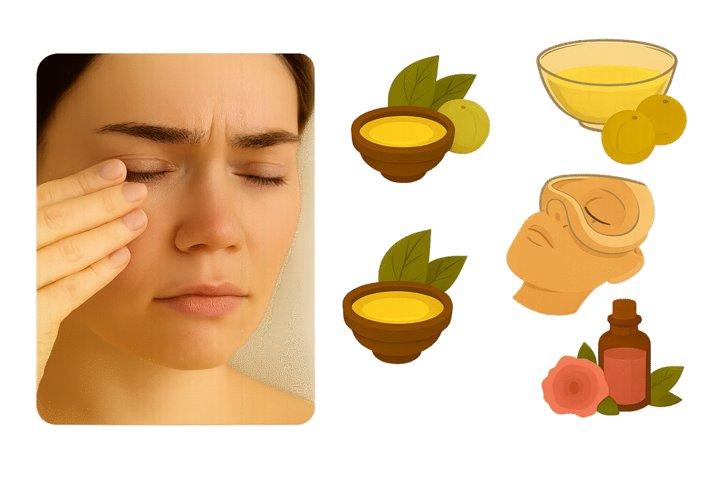 aakho me jalan aur dryness ka ayurvedic ilaj